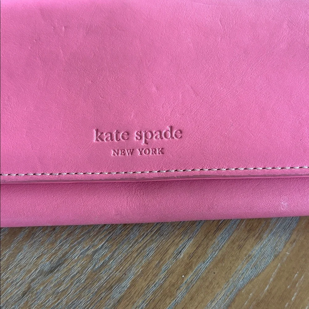 Kate Spade Pink Leather Wallet